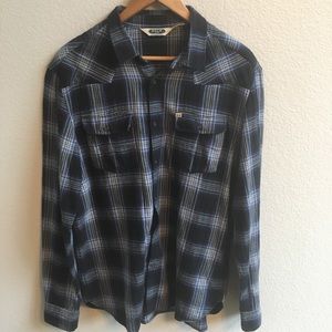 Salt Valley Western Shirt Long Sleeve Size Large